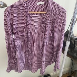 Equipment silk blouse